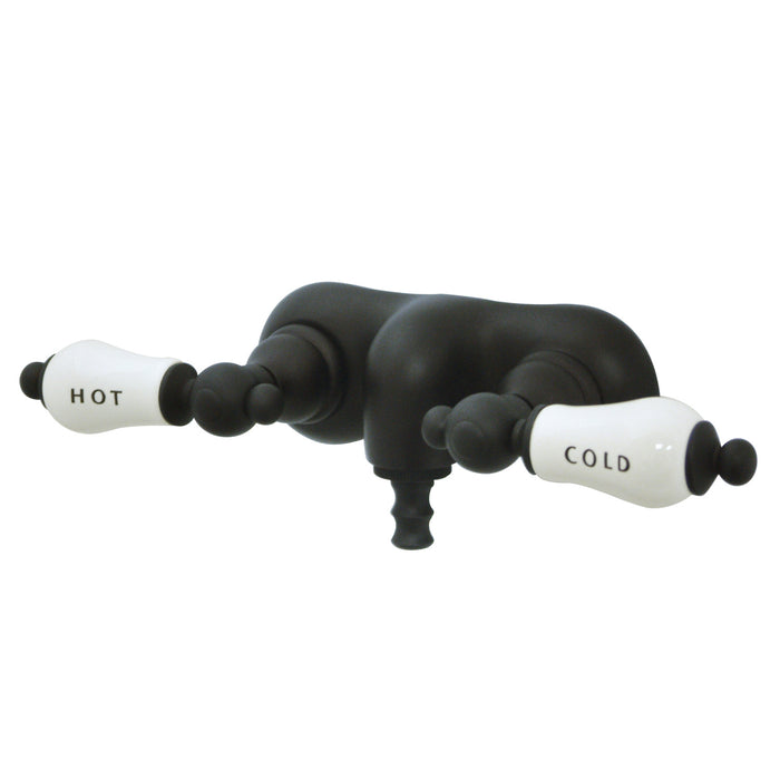 Kingston Brass CC43T5 Vintage 3-3/8-Inch Wall Mount Tub Faucet, Oil Rubbed Bronze
