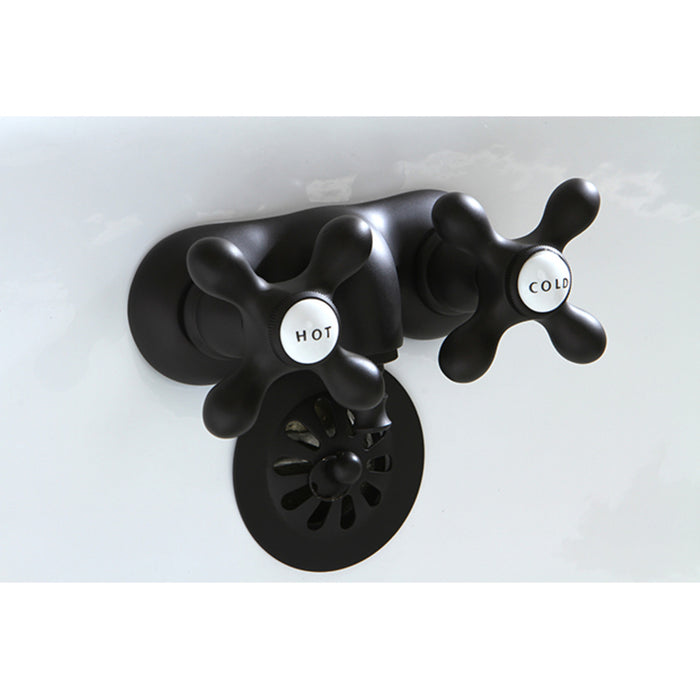 Kingston Brass CC47T5 Vintage 3-3/8-Inch Wall Mount Tub Faucet, Oil Rubbed Bronze