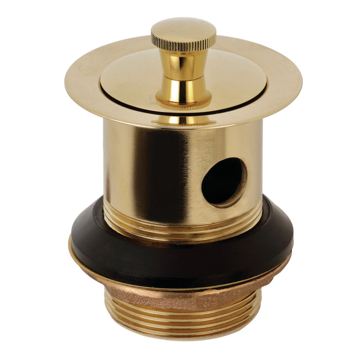 Kingston Brass DLL222 Brass Lift and Lock Extended Drain with Overflow, Polished Brass