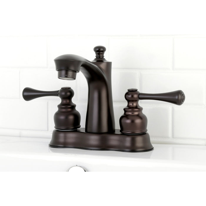 Kingston Brass FB7615BL 4 in. Centerset Bathroom Faucet, Oil Rubbed Bronze