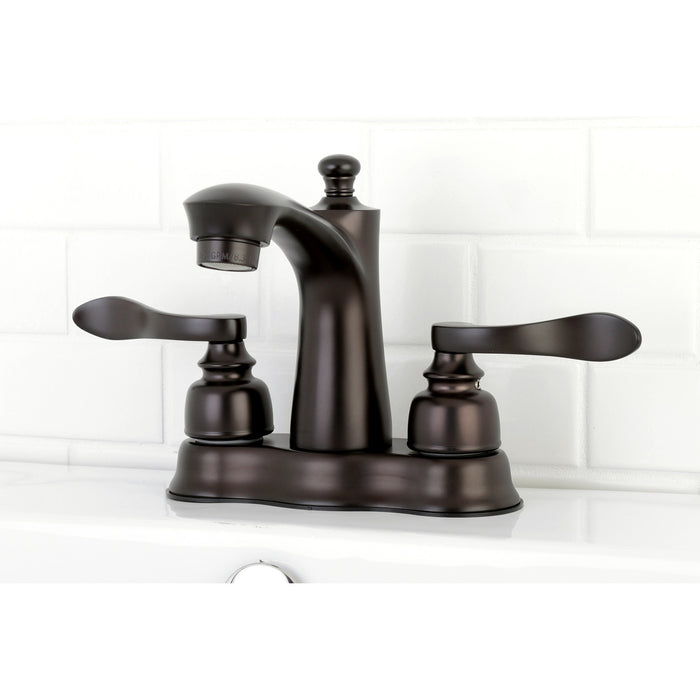 Kingston Brass FB7615NFL 4 in. Centerset Bathroom Faucet, Oil Rubbed Bronze