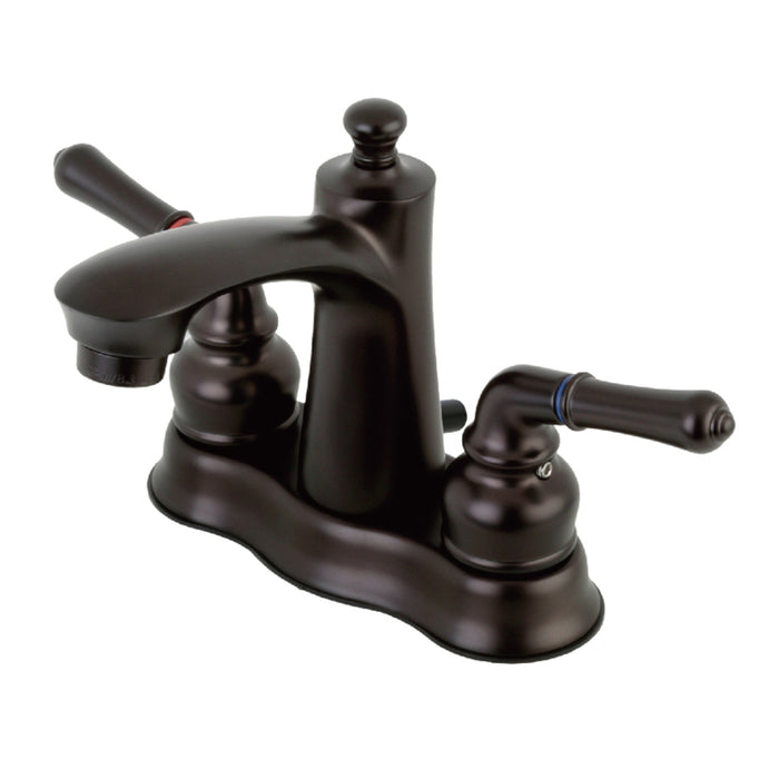 Kingston Brass FB7615NML 4 in. Centerset Bathroom Faucet, Oil Rubbed Bronze