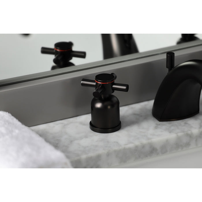 Kingston Brass FB8955DX Concord Widespread Bathroom Faucet, Oil Rubbed Bronze