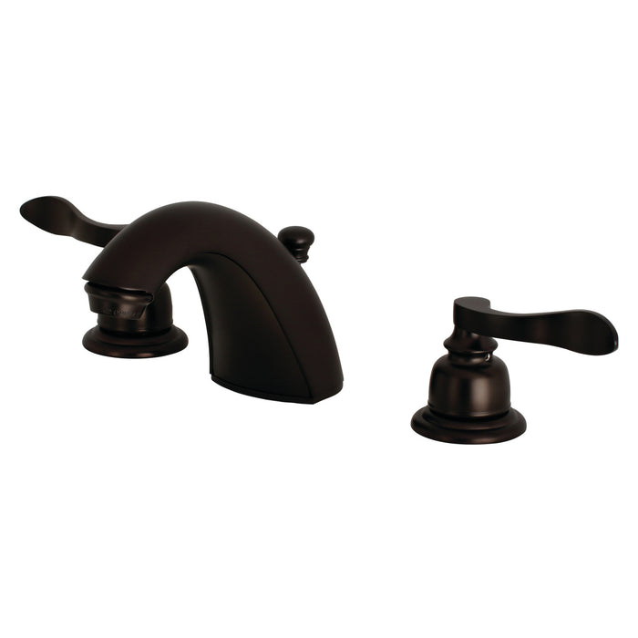 Kingston Brass FB8955NFL NuWave French Widespread Bathroom Faucet, Oil Rubbed Bronze