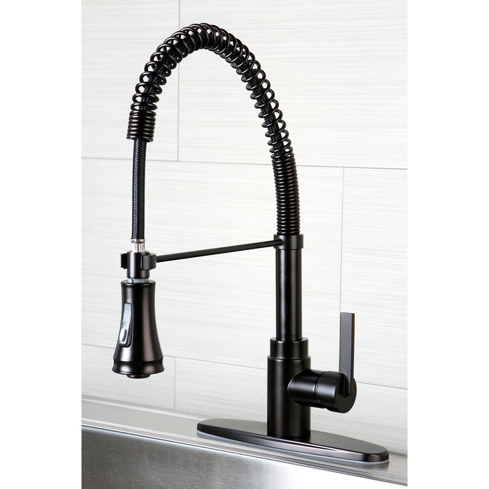 Gourmetier GSY8875CTL Continental Single-Handle Pre-Rinse Kitchen Faucet, Oil Rubbed Bronze