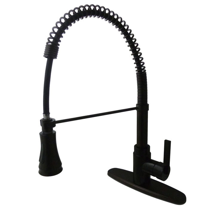 Gourmetier GSY8875CTL Continental Single-Handle Pre-Rinse Kitchen Faucet, Oil Rubbed Bronze