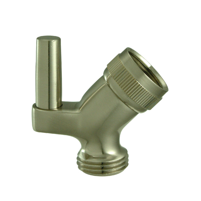 Kingston Brass K179A8 Trimscape Hand Shower Pin Wall Hook with Hose Outlet, Brushed Nickel