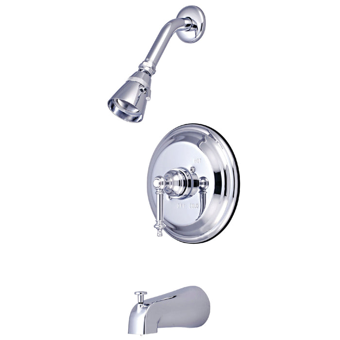 Kingston Brass KB2631TL Tub and Shower Faucet, Polished Chrome