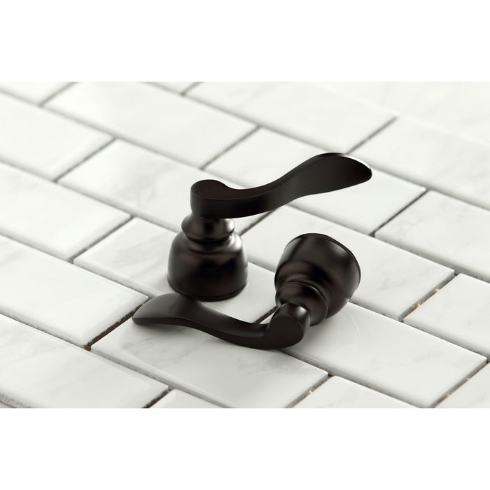 Kingston Brass KB325NFL NuWave French Three-Handle Bidet Faucet, Oil Rubbed Bronze