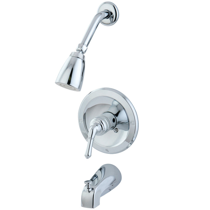 Kingston Brass KB531NML Tub and Shower Faucet, Polished Chrome