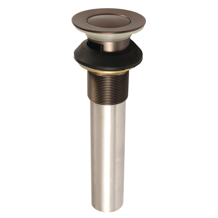 Kingston Brass KB6005 Complement Push-Up Drain with Overflow, Oil Rubbed Bronze