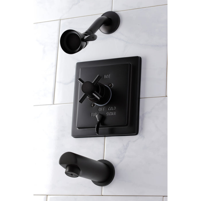Kingston Brass KB86550DX Tub and Shower Faucet, Oil Rubbed Bronze
