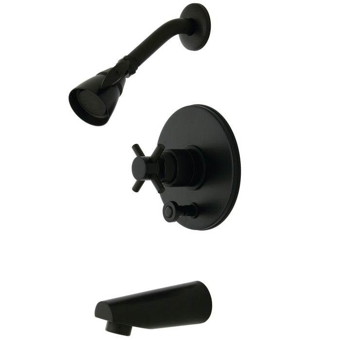 Kingston Brass KB86950DX Concord Tub & Shower Faucet, Oil Rubbed Bronze
