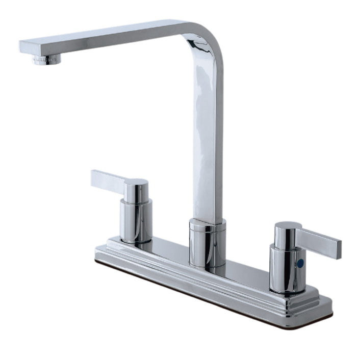 Kingston Brass KB8791NDLLS NuvoFusion Centerset Kitchen Faucet, Polished Chrome