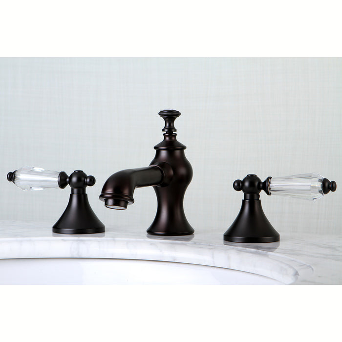 Kingston Brass KC7065WLL 8 in. Widespread Bathroom Faucet, Oil Rubbed Bronze