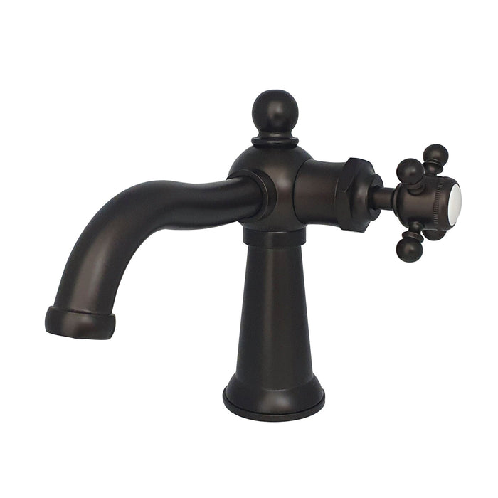 Kingston Brass KS154BXORB Nautical Single-Handle Bathroom Faucet with Push Pop-Up, Oil Rubbed Bronze
