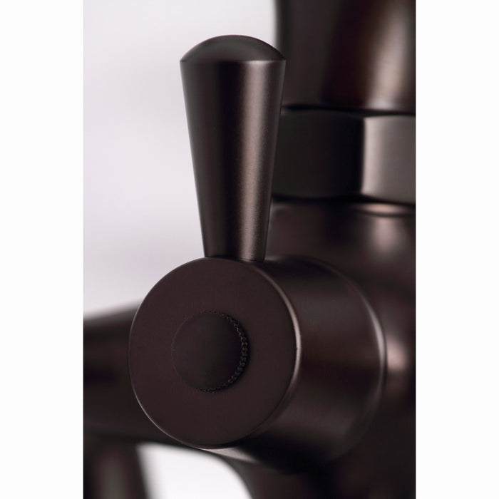 Kingston Brass KS287ORB Essex Clawfoot Tub Faucet with Hand Shower, Oil Rubbed Bronze