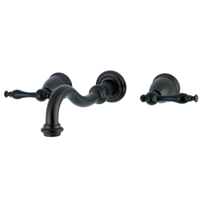 Kingston Brass KS3125NL Wall Mount Bathroom Faucet, Oil Rubbed Bronze