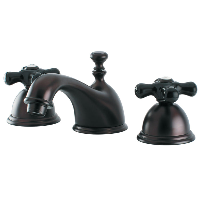 Kingston Brass KS3965PKX Duchess Widespread Bathroom Faucet with Brass Pop-Up, Oil Rubbed Bronze