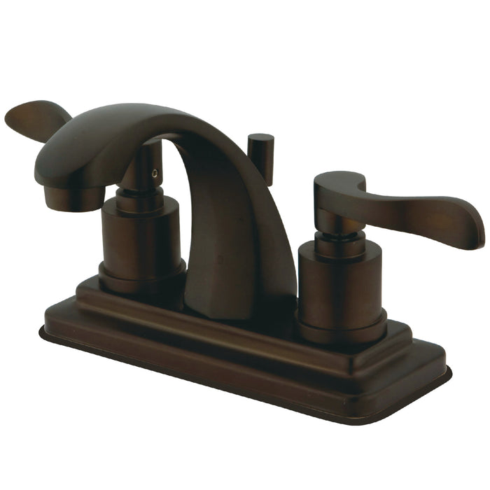 Kingston Brass KS4645DFL 4 in. Centerset Bathroom Faucet, Oil Rubbed Bronze