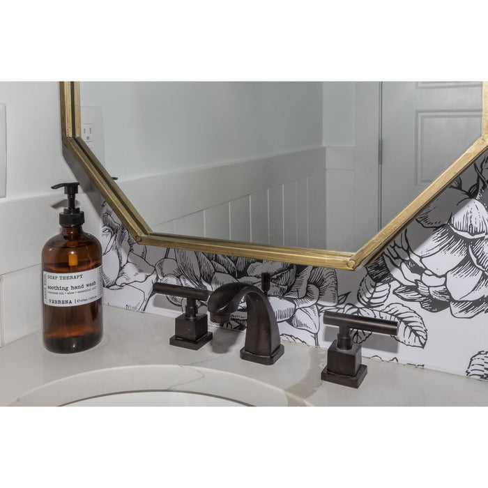 Kingston Brass KS4945CQL Claremont 8 in. Widespread Bathroom Faucet, Oil Rubbed Bronze