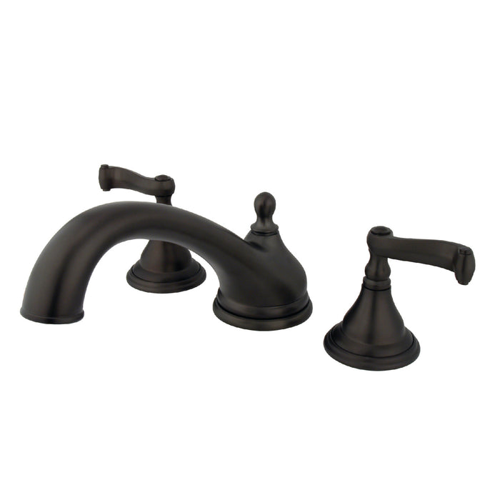 Kingston Brass KS5535FL Royale Two-Handle Roman Tub Faucet, Oil Rubbed Bronze