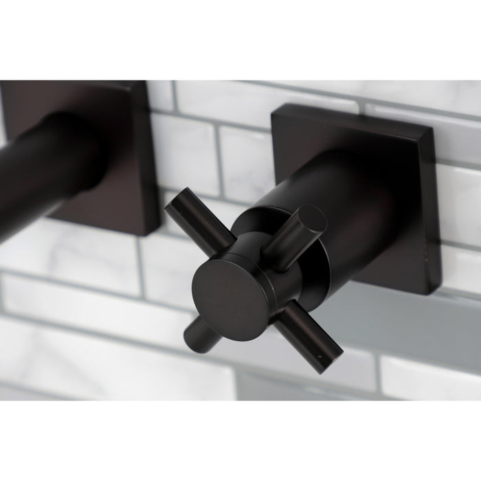 Kingston Brass KS6025DX Concord Wall Mount Tub Faucet, Oil Rubbed Bronze