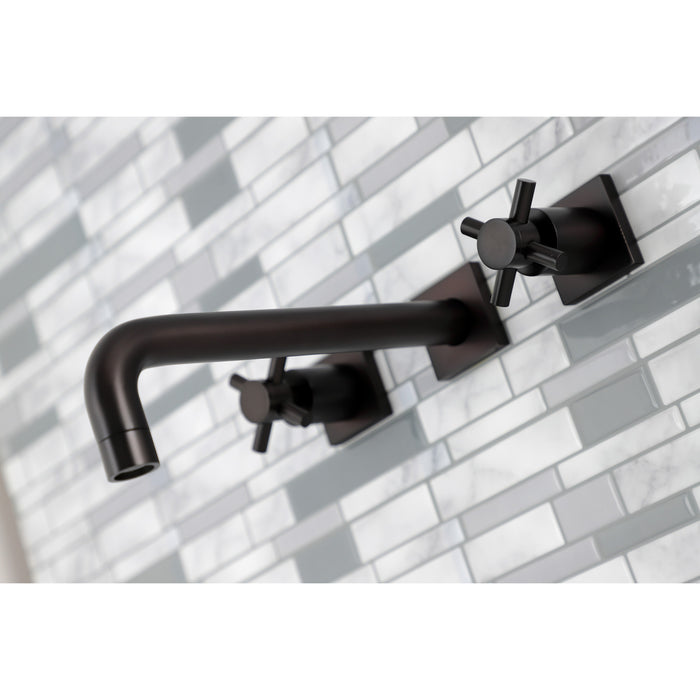 Kingston Brass KS6025DX Concord Wall Mount Tub Faucet, Oil Rubbed Bronze