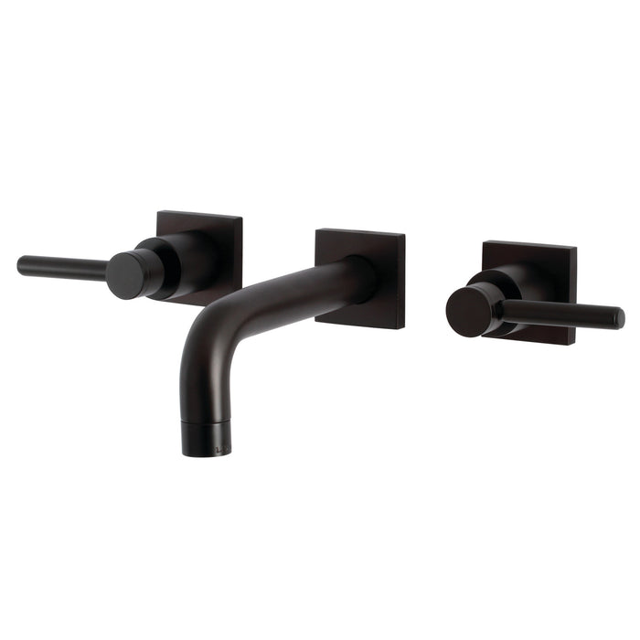 Kingston Brass KS6125DL Concord Two-Handle Wall Mount Bathroom Faucet, Oil Rubbed Bronze