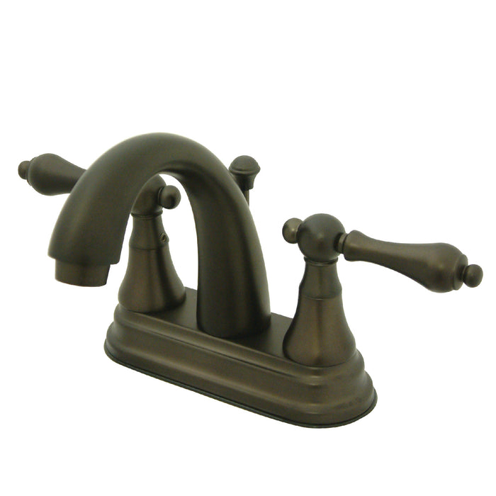 Kingston Brass KS7615AL 4 in. Centerset Bathroom Faucet, Oil Rubbed Bronze