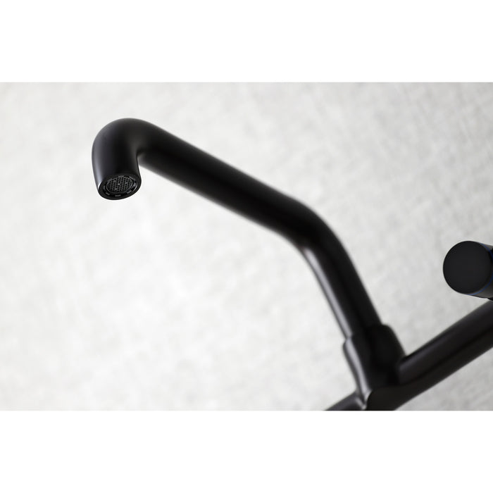Kingston Brass KS823ORB Concord Two-Handle Wall-Mount Kitchen Faucet, Oil Rubbed Bronze