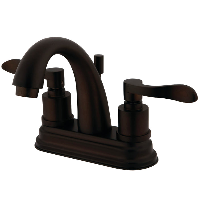 Kingston Brass KS8615DFL 4 in. Centerset Bathroom Faucet, Oil Rubbed Bronze