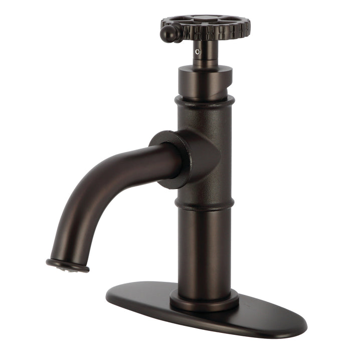 Kingston Brass KSD2825CG Fuller Single-Handle Bathroom Faucet with Push Pop-Up, Oil Rubbed Bronze