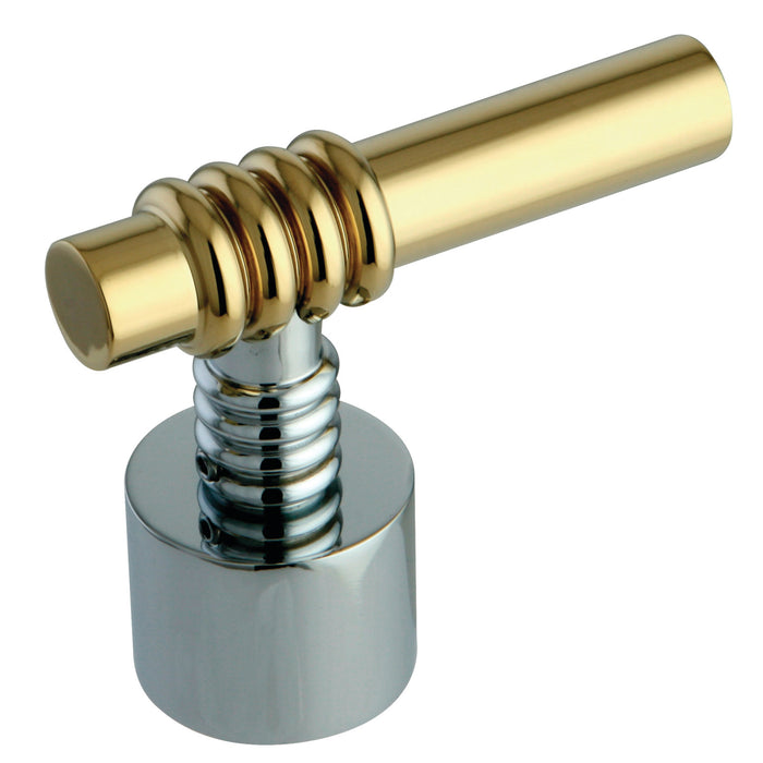 Kingston Brass KSH2604ML Metal Lever Handle, Polished Chrome/Polished Brass