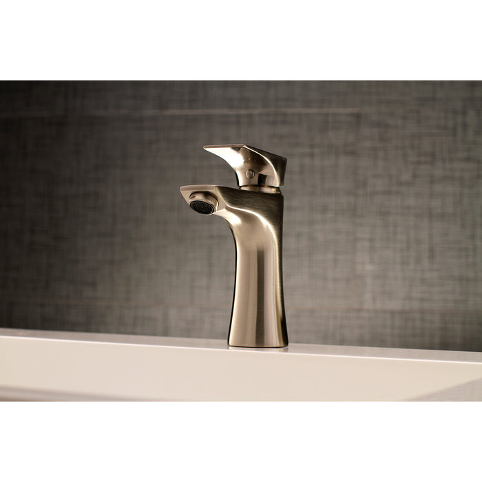 Kingston Brass LS4228XL Single-Handle Bathroom Faucet, Brushed Nickel