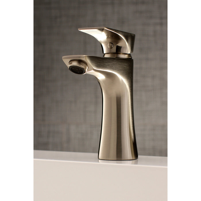 Kingston Brass LS4228XL Single-Handle Bathroom Faucet, Brushed Nickel