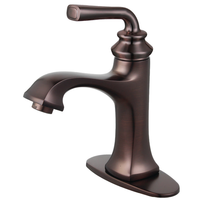 Fauceture LS4425RXL Restoration Single-Handle Bathroom Faucet with Push Pop-Up, Oil Rubbed Bronze