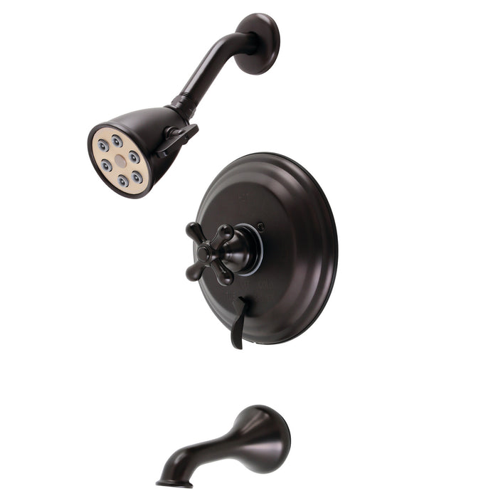 Kingston Brass VB36350AX Tub and Shower Faucet, Oil Rubbed Bronze